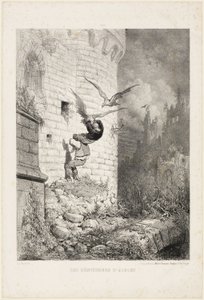 Os caçadores de ninhos de águia de Gustave Dore