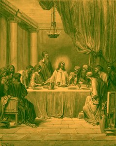 A Última Ceia - Bíblia de Gustave Dore