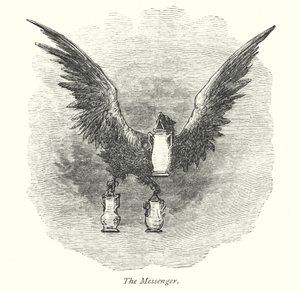 O Mensageiro (gravura) de Gustave Dore
