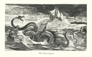 A Serpente do Mar (gravura) de Gustave Dore