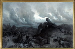 O enigma. Pintura de Gustave Dore (1832 - 1883) de Gustave Dore