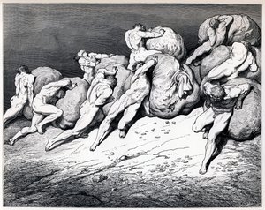 Os acumuladores e desperdiçadores, 1857. de Gustave Dore