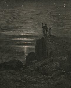 Daí a emissão, novamente vimos as estrelas, c1890. de Gustave Dore
