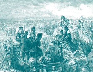 Londres vitoriana - O terreno de críquete do Senhor por Doré de Gustave Dore