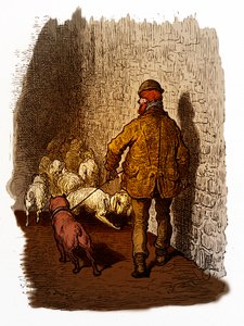 Londres vitoriana docas gravura por Gustave Doré de Gustave Dore