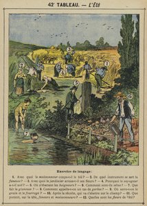 Verão (cor litho) de Gustave Fraipont