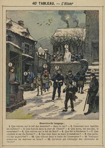 Inverno (cor litho) de Gustave Fraipont