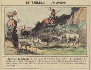 O bode (cor litho) de Gustave Fraipont