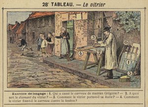 O vidraceiro (cor litho) de Gustave Fraipont