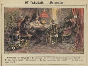 A minha cadeira (cor litho) de Gustave Fraipont
