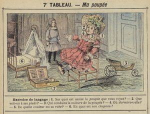 A minha boneca (cor litho) de Gustave Fraipont