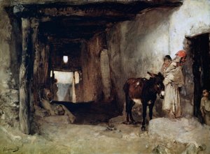 Uma casa no Saara, década de 1880.