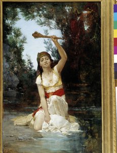Alfazema oriental jovem. Pintura de Gustave Guillaumet (1840-1887). cm 75x49 Menção obrigatória: Colecção fundação cumprimentos da Provença, Marselha