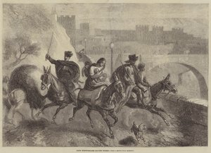 Horsedealers Gipsy saindo de Toledo de Gustave Janet