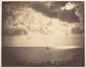 Brigadeiro na Água, 1856. de Gustave Le Gray
