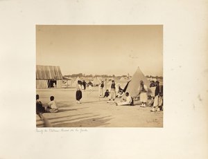 Campo de Châlons: Zouaves da Guarda Imperial de Gustave Le Gray