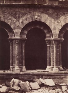 Catedral de Notre-Dame, Pormenor do Cloister Arcade, Le Puy de Gustave Le Gray