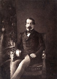 Louis Napoleon Bonaparte (1808-1873) futuro imperador Napoleão III, aqui como primeiro presidente da república francesa, foto de Gustave Le Gray