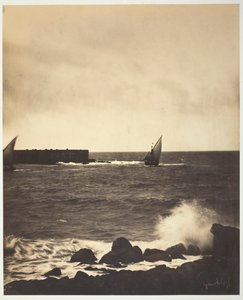 A Onda Quebra, 1857. de Gustave Le Gray