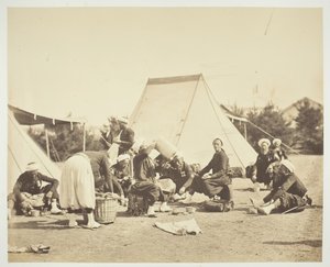 Sem título [Zouaves], 1857. de Gustave Le Gray