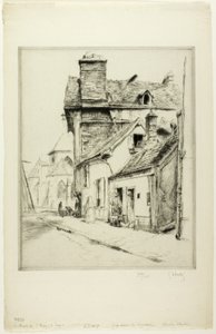 A abside de São Remy de Troyes de Gustave Leheutre