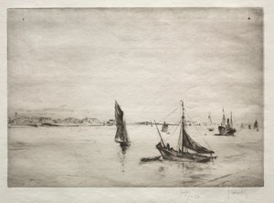 A estrada de La Rochelle.