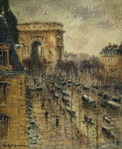O Arco do Triunfo, c.1930-1931 de Gustave Loiseau