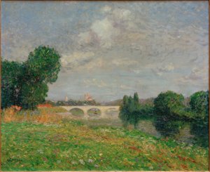 Ponte Perronet em Nantes de Gustave Loiseau