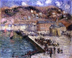 O Mercado do Peixe de Gustave Loiseau