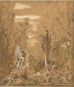 Hércules e a Hidra de Lerna de Gustave Moreau