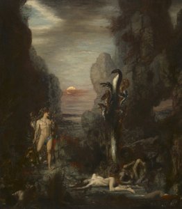 Hércules e a Hidra de Lerna, 1875-76 de Gustave Moreau
