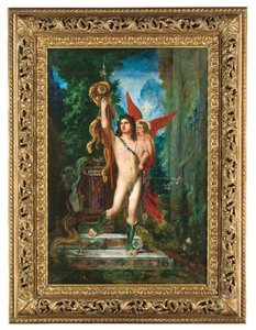 Jason e Eros, 1890-91 de Gustave Moreau