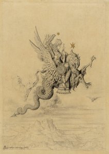 La Peri (sujeito mitológico) de Gustave Moreau