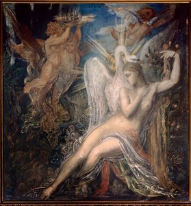 Leda e o cisne de Gustave Moreau