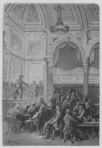 Cafe Concert de Gustave after Dore