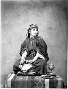 Harem Slave, Argélia, 1859 (albumen print de wet colodion negative)