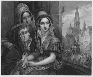 O Ommeganck em Antuérpia, da foto na Royal Collection