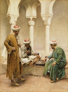 Árabes jogando xadrez