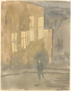 Rua à noite, Meudon de Gwen John
