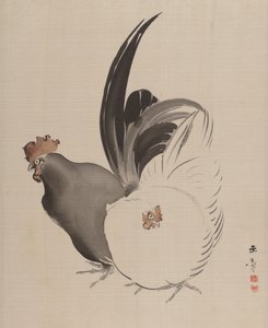 Galo e galinha, 1887-92.