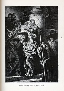 Mary Stuart levou à execução, 1882 de Gyula Benczúr