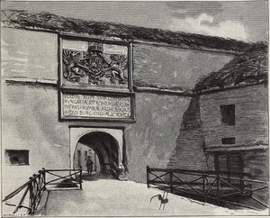 O Portão da Antiga Fortaleza em Komárno, década de 1890 de Gyula Háry