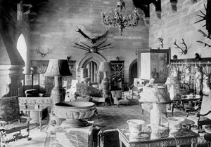 O Grande Salão, Castelo de Warwick, 1924-1926.