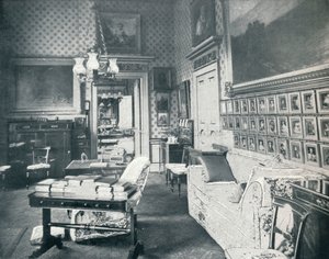 O Prince Consorts camarim no Palácio de Buckingham, c1899, 1901 de HN King