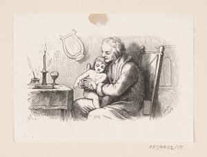 Ilustração para "The Naughty Boy" em H.C. Andersen, "Contos de fadas e histórias", Volume 1 de H.P. Hansen
