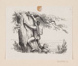Ilustração para "Fireworks" em H.C. Andersen, "Contos de fadas e histórias", Volume 1 de H.P. Hansen
