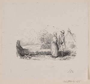 Ilustração para "Høren" em H.C. Andersen, "Contos de fadas e histórias", Volume 2