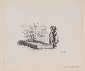 Ilustração para "The Neighbouring Families" em H.C. Andersen, "Contos e Contos de Fadas", Volume 2 de H.P. Hansen