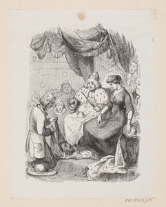 Ilustração para "The Traveling Companion" em H.C. Andersen, "Contos de fadas e histórias", Volume 1 de H.P. Hansen