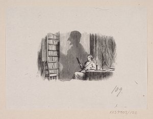 Ilustração para "A Sombra" em H.C. Andersen, "Contos e Contos de Fadas", Volume 2